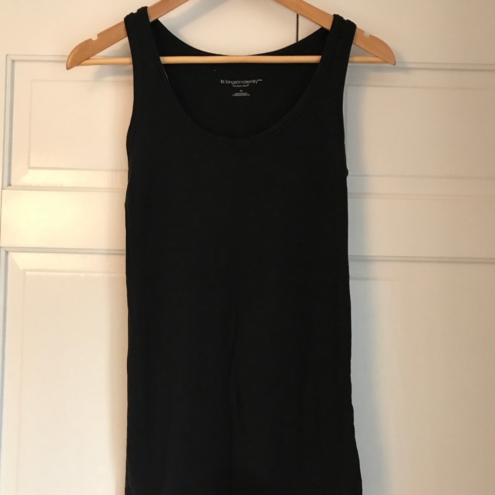 Liz Lange Black Maternity Tank